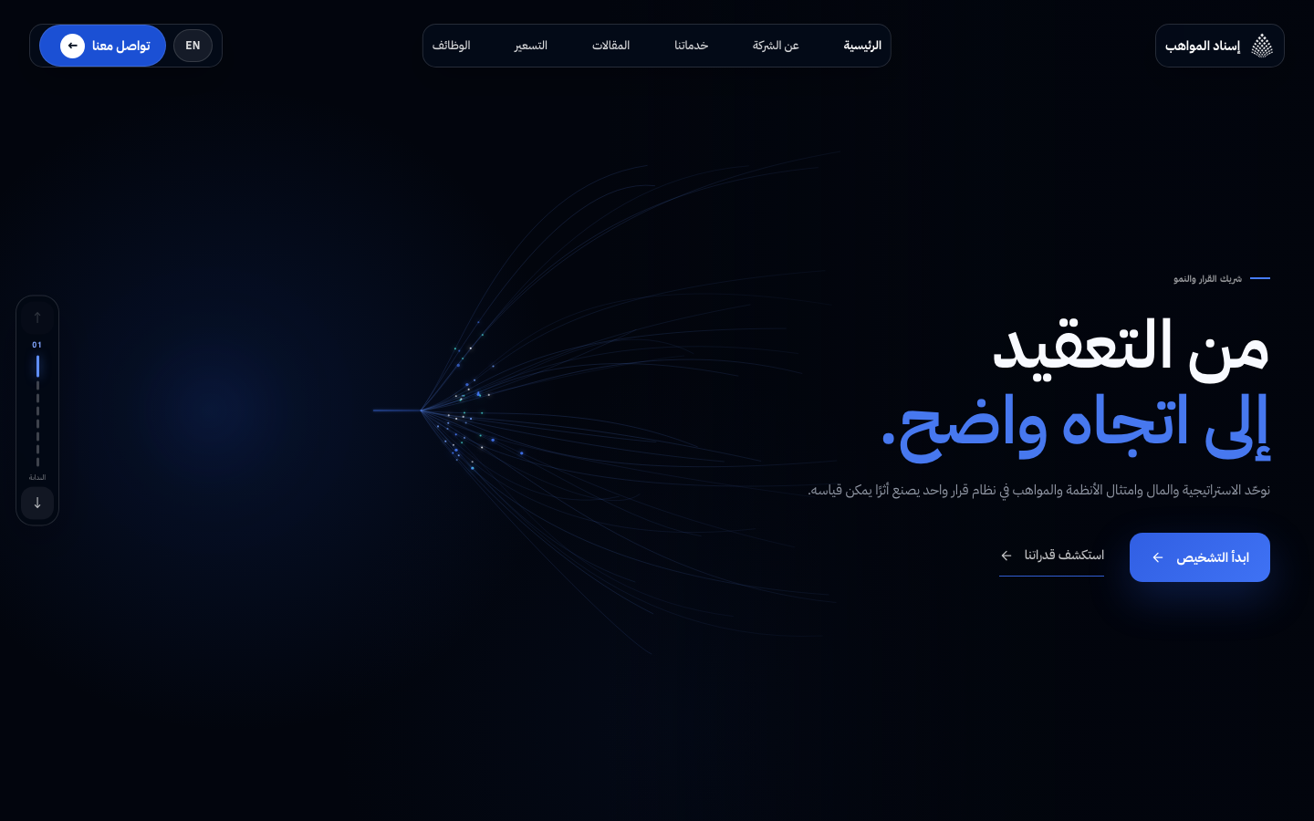 إسناد المواهب — موقع استشارات أعمال